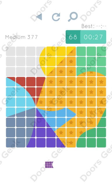 Cheats, Walkthrough for Blocks and Shapes Medium Level 377