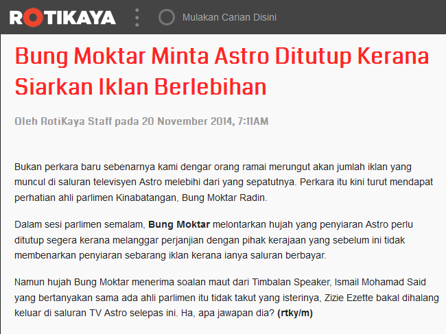 Langkah Langkah Menutup Akaun Astro