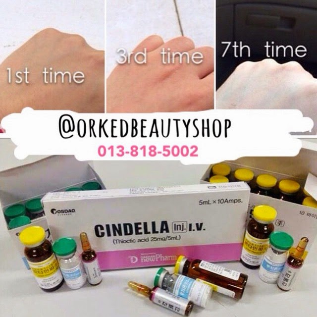 Orked Beauty Shop: Cindella Whitening Injection. (from korea)