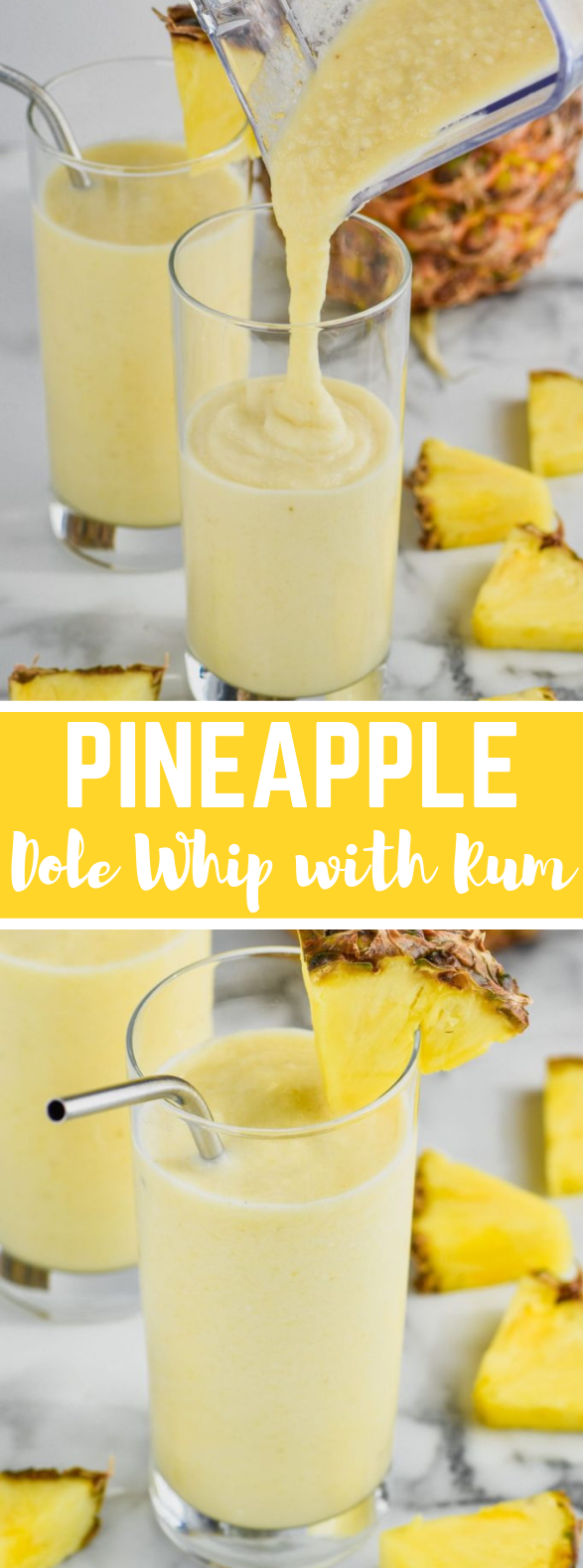 DOLE WHIP WITH RUM #drink #pineapple