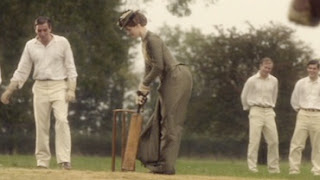 Margaret at bat