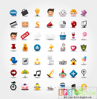 [Vector] - Internet - Website icons set