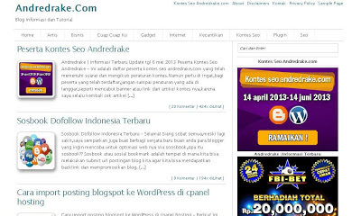 Andredrake.com Blog Informasi Terbaru dan Tutorial Gratis