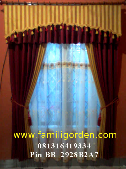 Jasa Jahit Gorden Penjahit Gordyn Famili Gorden Jual Gorden Dan Tirai Vertical Horizontal Roller Blinds Wood Blinds Outdoor