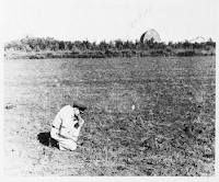 UFO Landing Site Photo at Gwinner, N.D. (pg 1) 10-26-1966