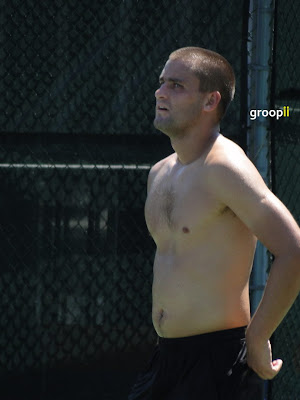 Mikhail Youzhny Shirtless at Cincinnati Open 2010