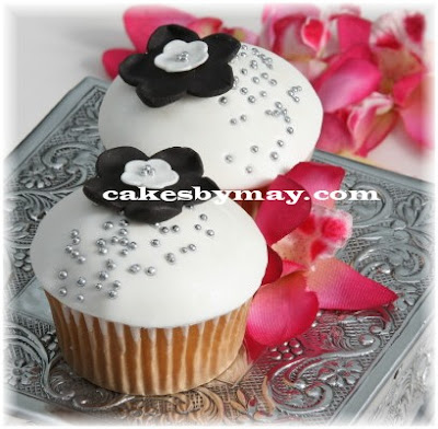 White Cupcake Wedding Cakes