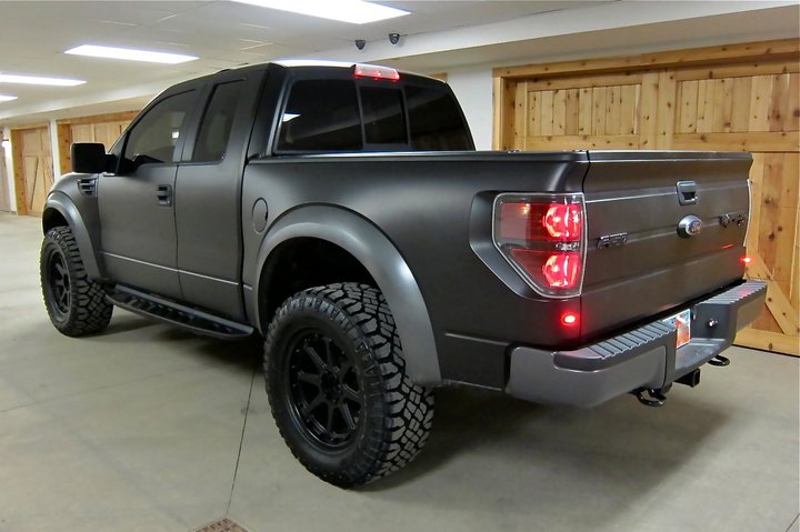 ford raptor black. Ford SVT Raptor 2011 Matte