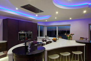 Edgy designer kitchen colors