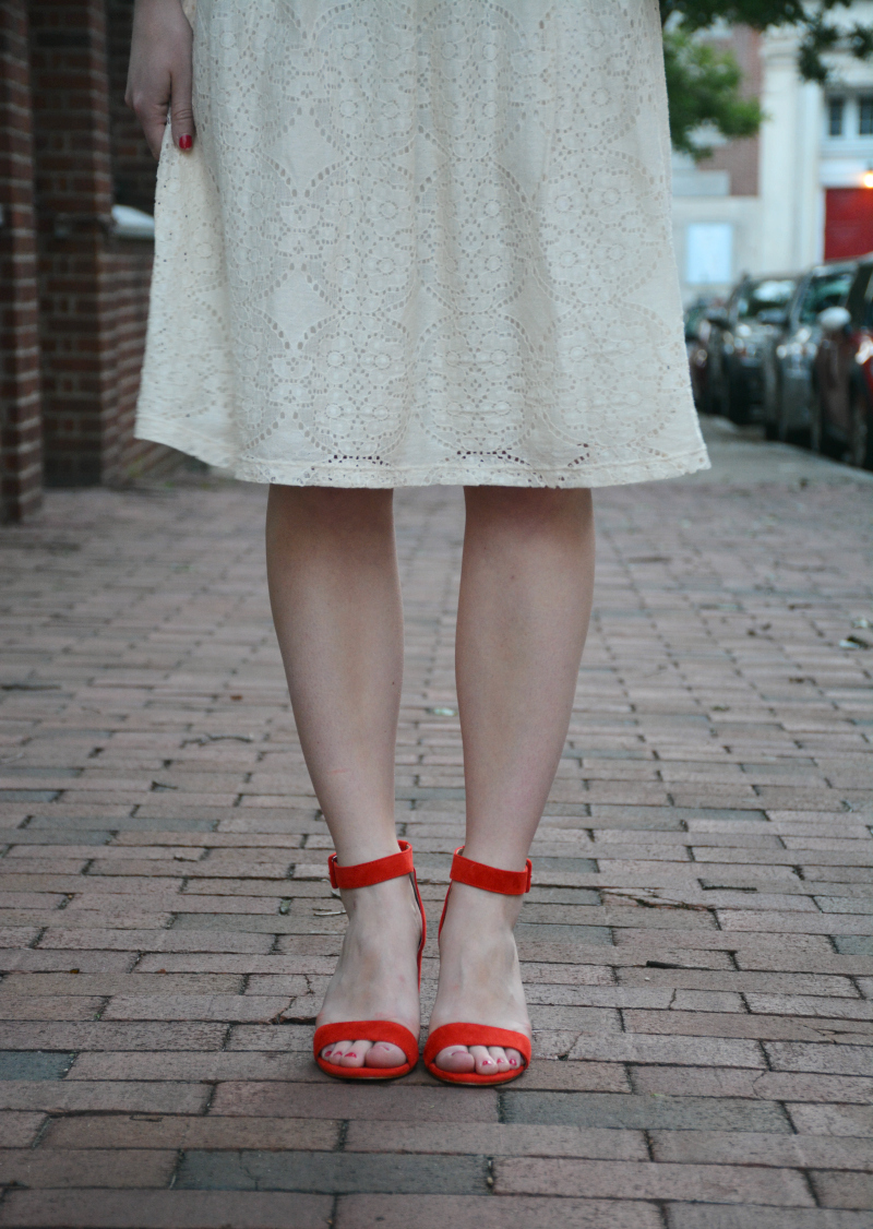 A Little White Dress and Colorful Accessories | Organized Mess