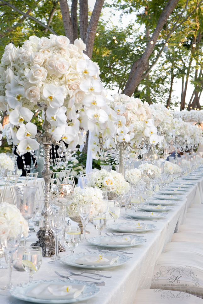  the most perfect combinations of glamour and elegance on wedding decor