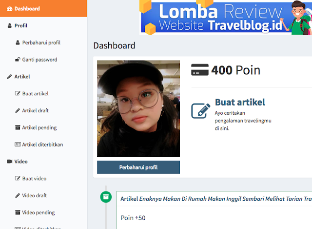lomba review travelblog.id 
