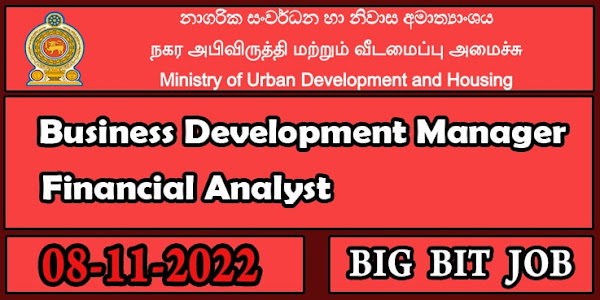 Vacancy in Ministry of Urban Development and Housing | Sri Lanka Land Development Corporation