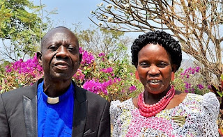 Pastor Makobo Young and his wife Beatrice