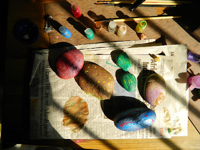 painted pebbles