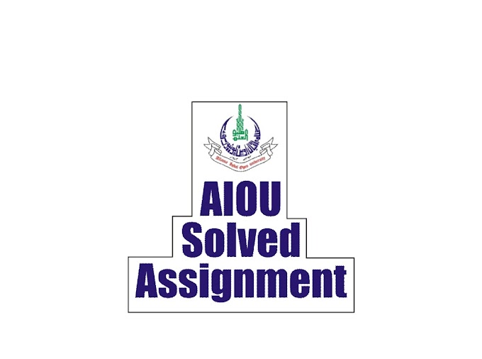 AIOU Solved Assignment 8611 Autumn 2019 Assignment No 1
