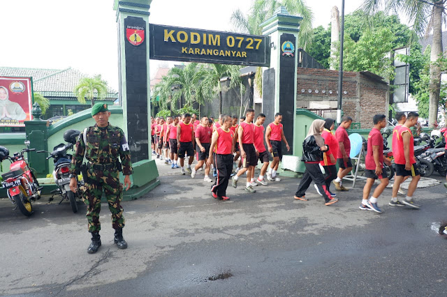 Kodim Karanganyar - Dengan Fisik Yang Prima Dapat Menunjang Kelancaran Tugas Prajurit