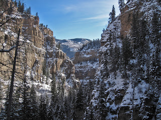 Winter in Glenwood Canyon