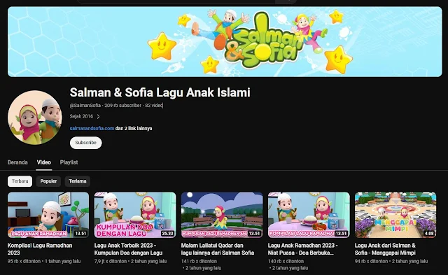 15 Youtube Lagu Anak Islami Terbaik 2024