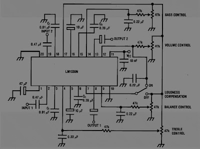 Bass-Trable Audio Tone Control