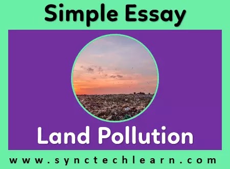 essay on land pollution in english
