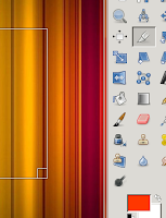 Okno programu gimp - Kadrowanie zdjęcia