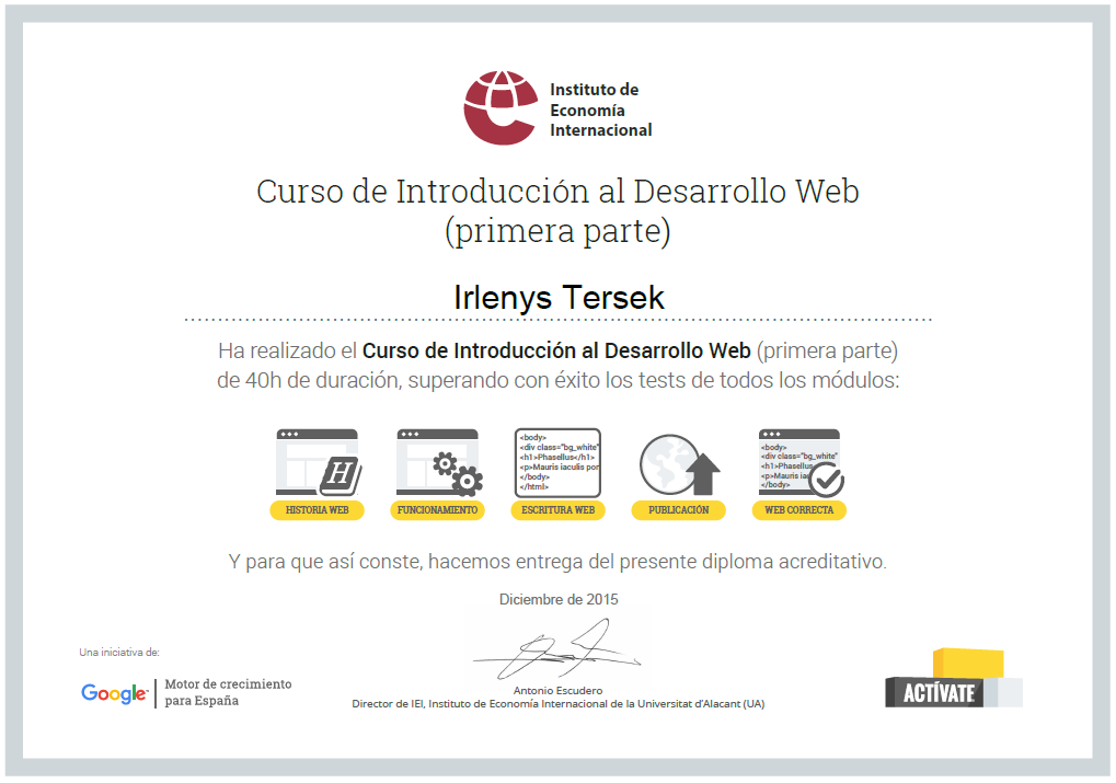 Desarrollo Web