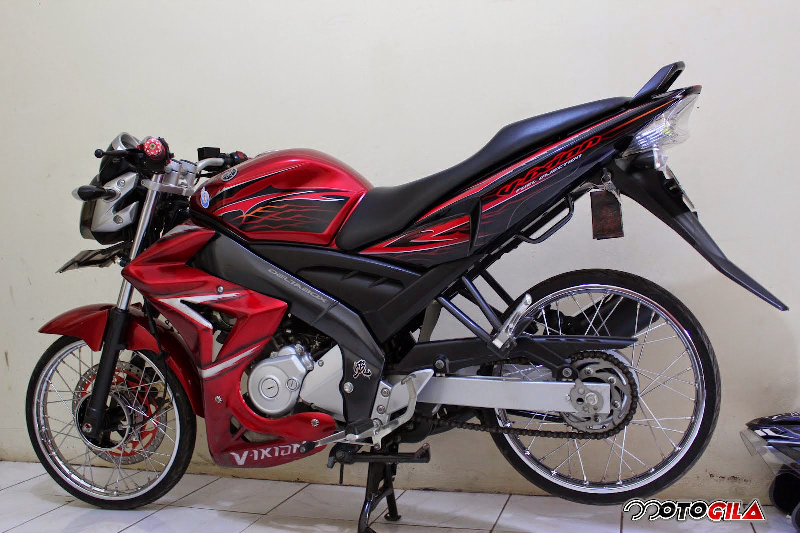 Contoh Modifikasi Vixion Versi Ceper Juga Khusus Drag