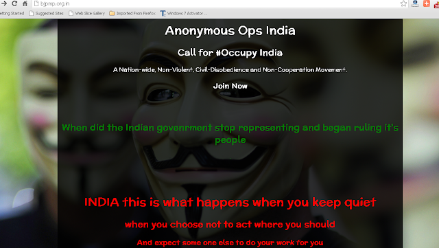 Bharatiya Janata Party website defaced by Anonymous Hackers