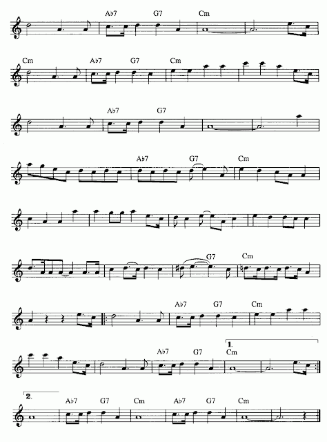 Hoja 2 Partitura Fácil de Hit The Road Jack de Ray Charles para Flauta, Violín, Oboe, Saxofón, Trompeta, Clarinete, Trompa, Corno Inglés o cualquier instrumento melódico en clave de Sol (Easy Sheet Music for Flute, Recorder, Saxophones, Trumpet, Violin, Clarinet, Horns...) by Percy Mayfield