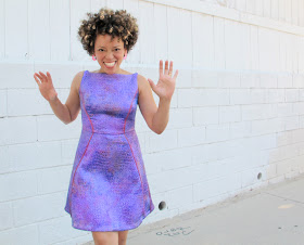 oonaballoona | a sewing blog by marcy harriell | burdastyle space dress