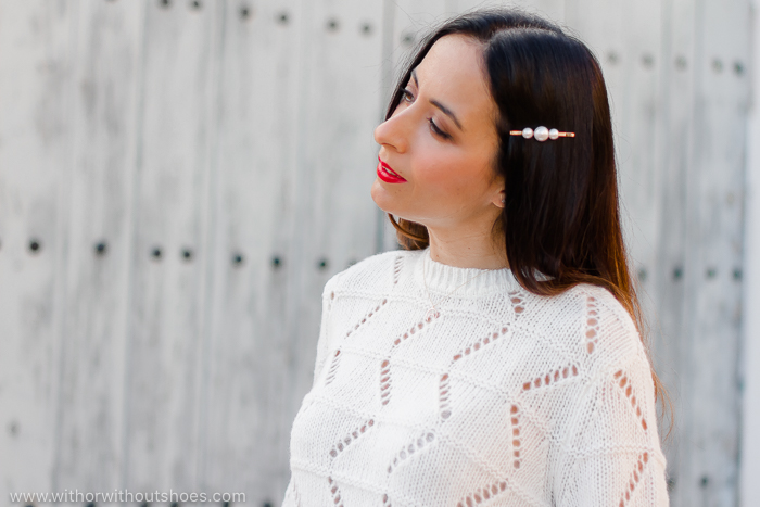 Horquilla de perlas / Hair clip: LPA para Revolve Clothing