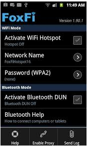 FoxFi (WiFi Tether W/O Root) V2.17 Apk For Android Download