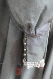 Mary Queen Scots Queen Elizabeth I costume cuff detail