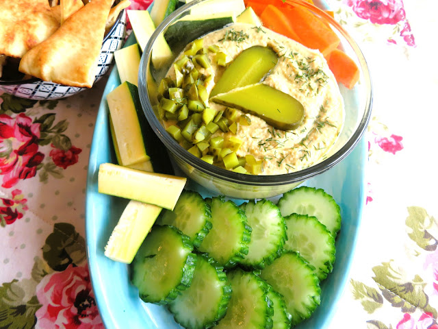 Dill Pickle Hummus