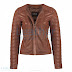 Legacy Ladies Fashion Leather Jacket Brown