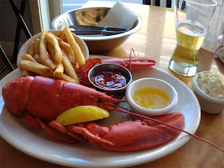 Lobster Dinner in Maine