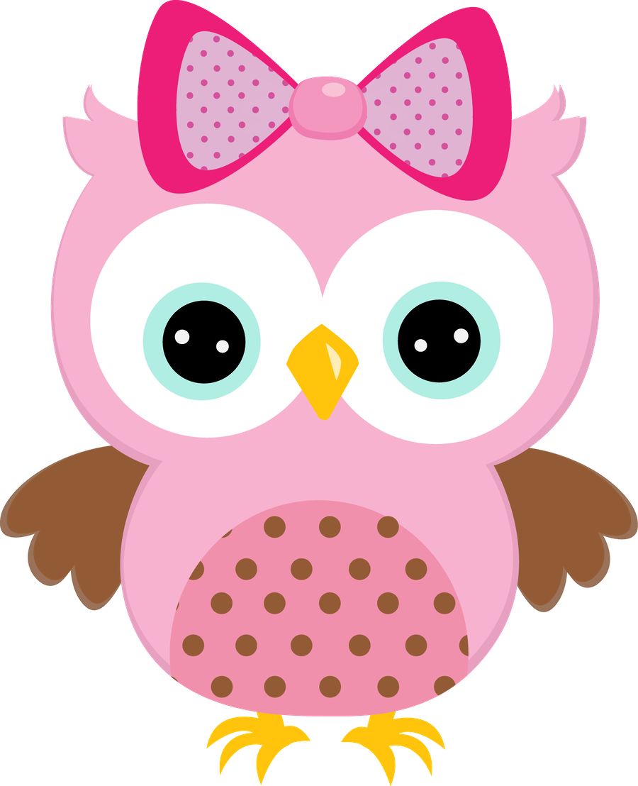 Teaching Aids: Cute Pink Owls - Kickstory.net