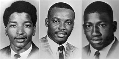 Orangeburg 1968 - Samuel Hammond, Delano Middleton y Henry Smith