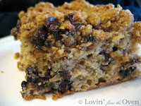 Peanut Butter Chocolate Chip Coffee Cake