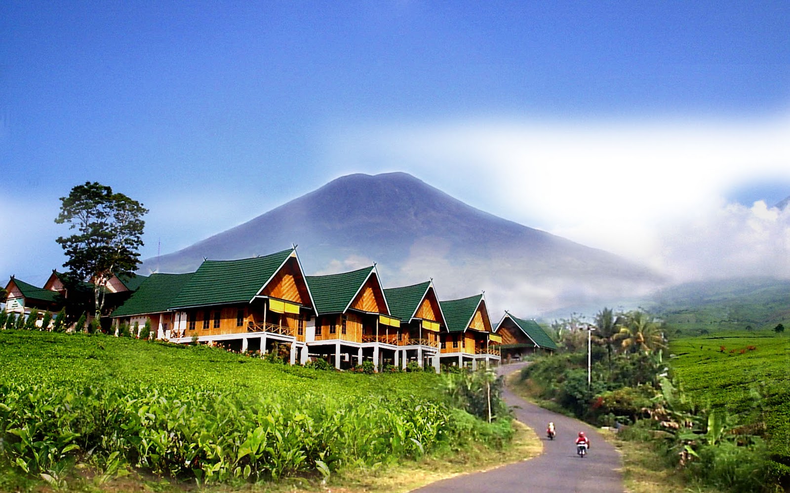 Mount Dempo is the highest mountain in South Sumatera - South Sumatera