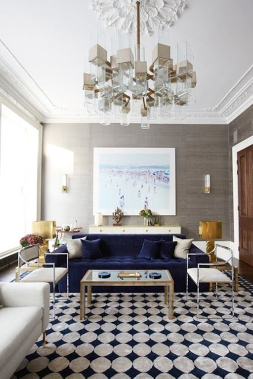 navy elle decor