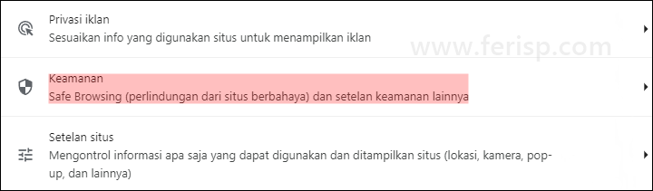 Cara Mengubah DNS di Google Chrome