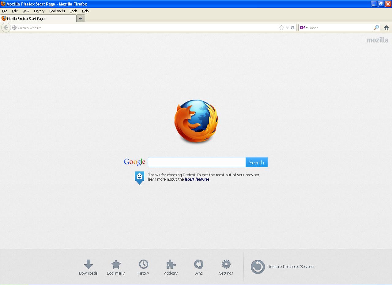 Cara Merubah Halaman Awal Browser Mozilla Firefox - out 