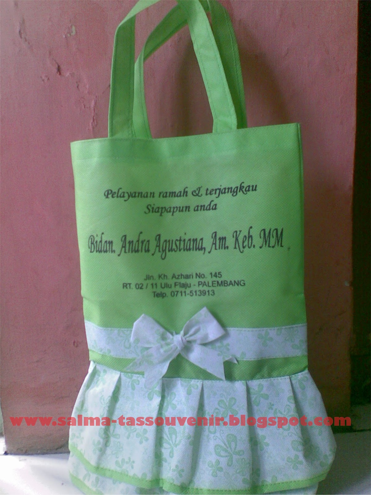 Tas Souvenir Bidan Pesanan Ibu Andra Palembang