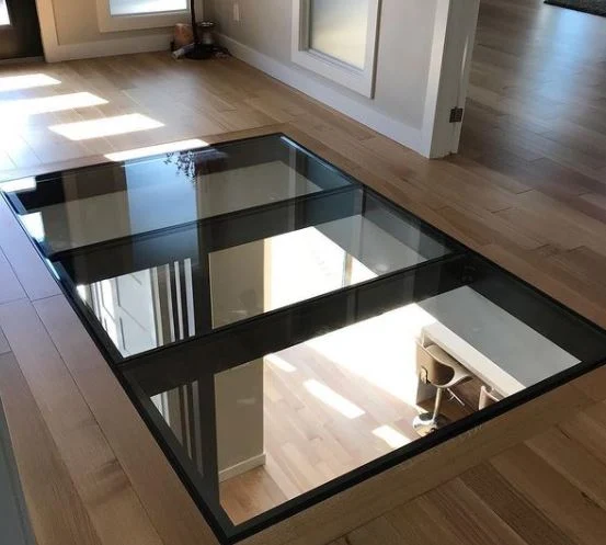 Un piso transparente