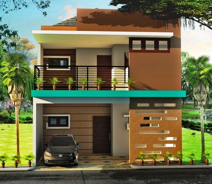 65 model desain rumah minimalis 2 lantai modern mewah 