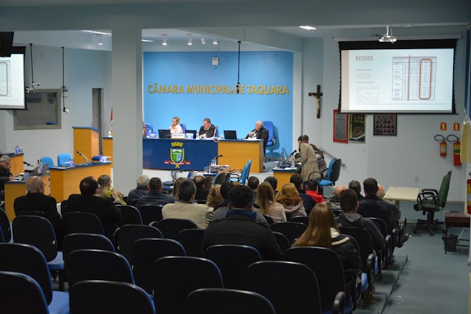 TAQUARA: Câmara realiza segunda audiência pública para debater o Plano Diretor