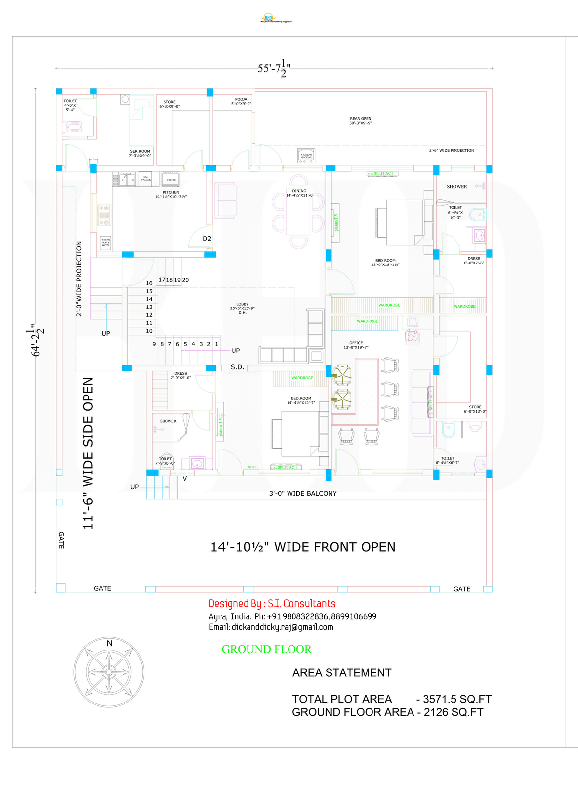 Indian House Designs and Floor Plans