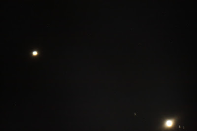 Saturn and Jupiter in conjunction - with some moons